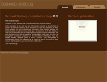 Tablet Screenshot of bernard-herbecq.com